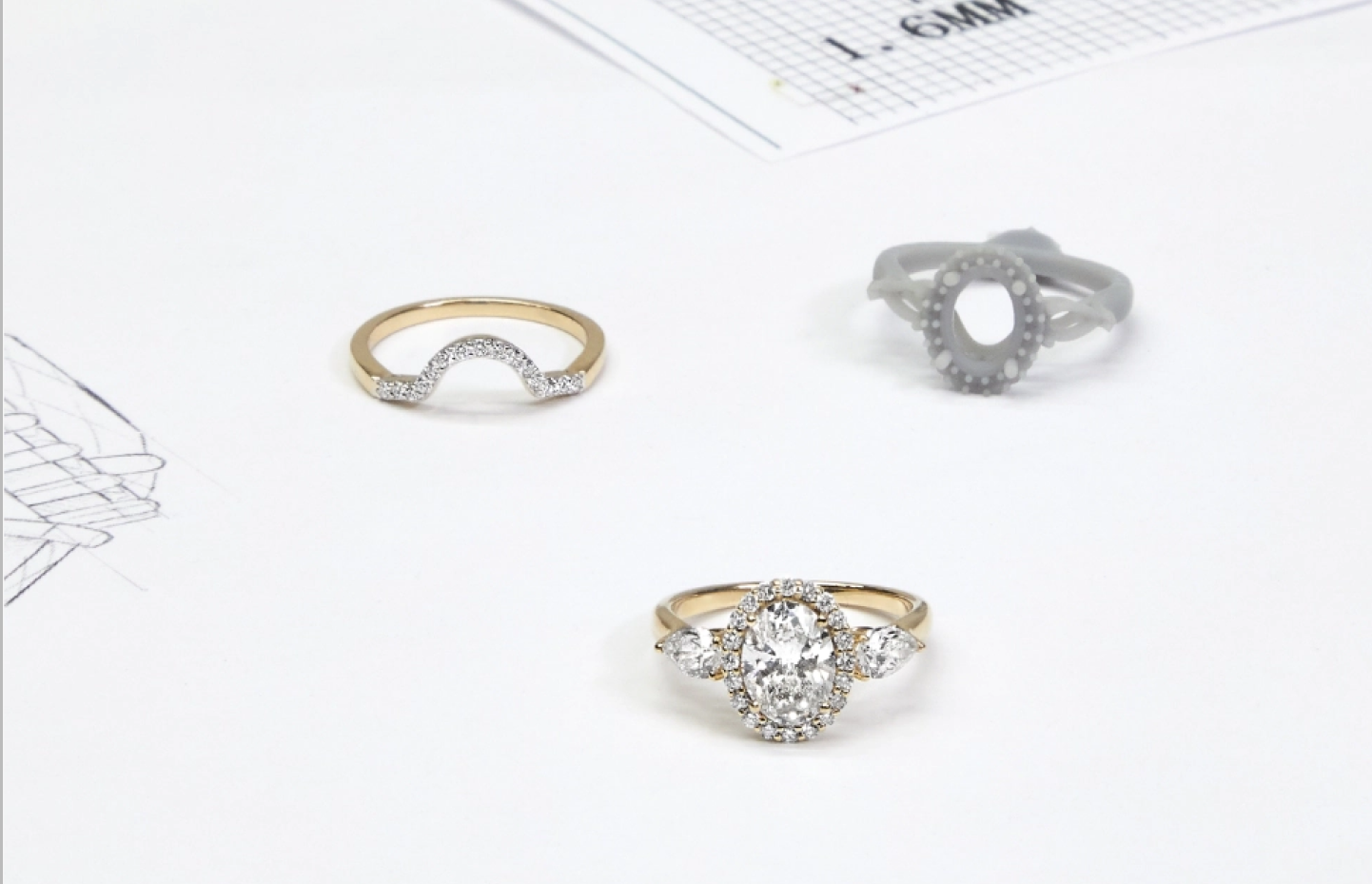Antique Platinum Diamond Ring - Sol's Jewelry & Loan